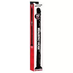 Hosed - Dildo anale con ventosa - nero - 19 cm
