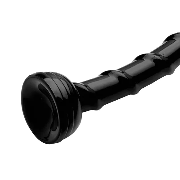 Hosed Swirl Thin Anal Snake 18 - dildo anale sottile - nero