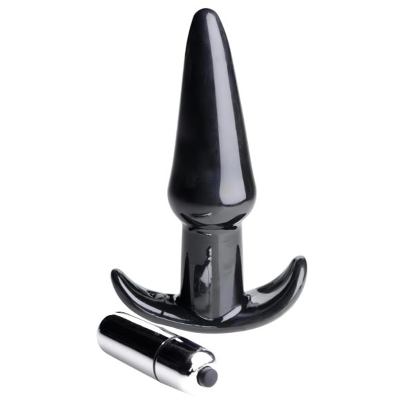 Frisky Smooth - vibratore anale - silicone nero