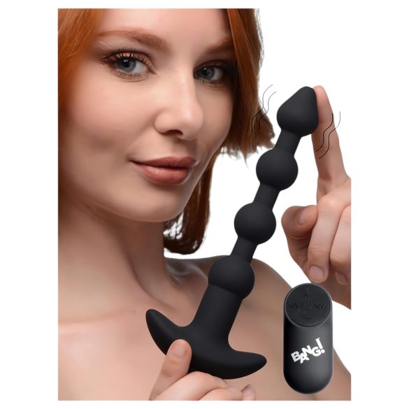 Bang! - vibratore anale wireless ricaricabile (nero)