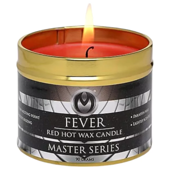 XR Brands - Fever - candela per il corpo alla paraffina (rossa, 120 g)