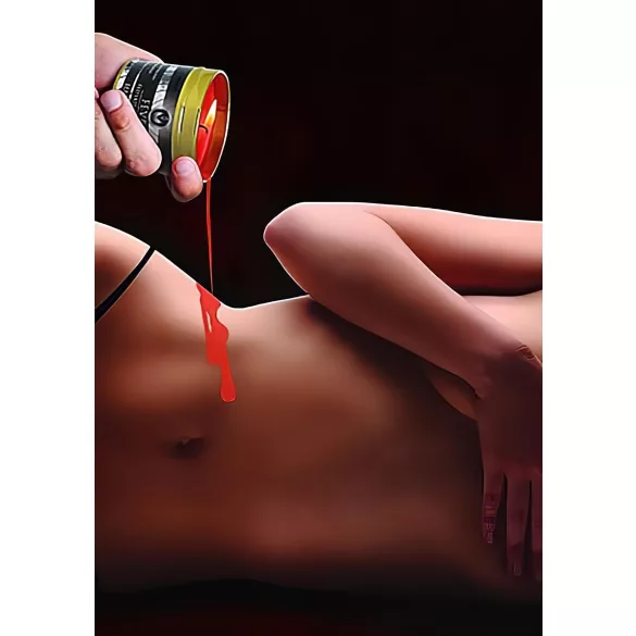 XR Brands - Fever - candela per il corpo alla paraffina (rossa, 120 g)