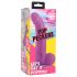 XR Brands POP - Dildo ventosa con testicoli - 19 cm (viola)