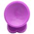 XR Brands POP - Dildo ventosa con testicoli - 19 cm (viola)