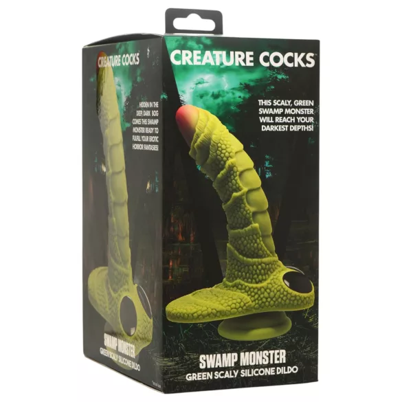 Creature Cocks - Dildo mostro palude - silicone verde