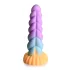 Creature Cocks Mystique - dildo unicorno 21cm - viola giallo