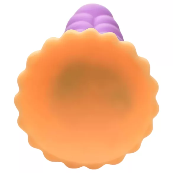 Creature Cocks Mystique - dildo unicorno 21cm - viola giallo