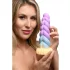 Creature Cocks Mystique - dildo unicorno 21cm - viola giallo