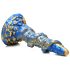 Creature Cocks Kraken - Dildo a Tentacolo a Spirale - 21cm (Oro-Blu)
