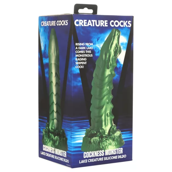 Creature Cocks Cockness Monster - dildo realistico in silicone - verde