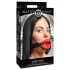 XR Brands - bavaglio con ball gag - rosso