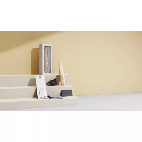 Zalo Eve - vibratore rotante riscaldante ricaricabile - bianco