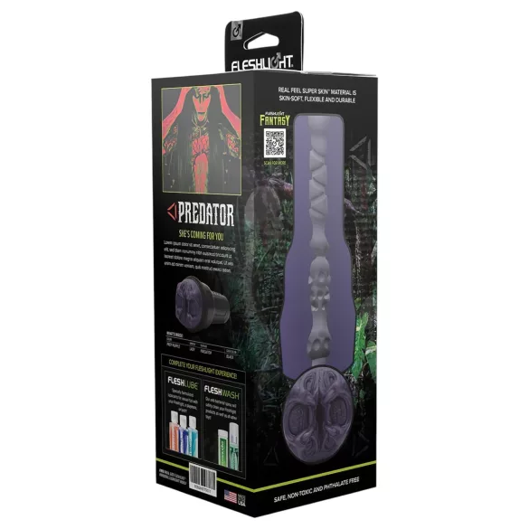 Fleshlight Fantasy Predator - masturbatore a forma di vagina fantasy (viola)
