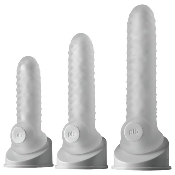 Fat Boy Checker Box - guaina pene - 15cm - bianco