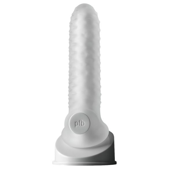 Fat Boy Checker Box - guaina pene - 17 cm - bianco