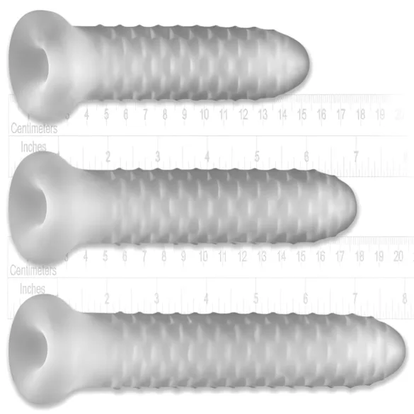 Fat Boy Checker Box - manicotto fallico - 19 cm - bianco