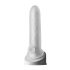Fat Boy - guaina per pene micro rigata 17cm - bianco