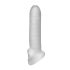 Fat Boy - guaina per pene micro rigata 17cm - bianco