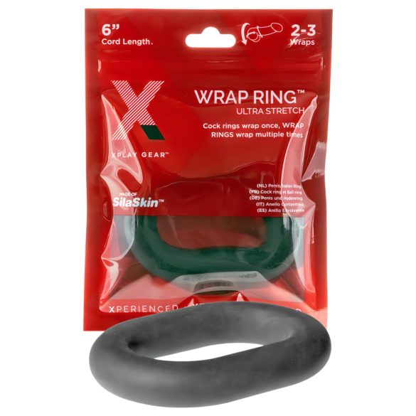 Perfect Fit Ultra Wrap 6 - Anello Fallico Spesso - Nero (15cm)