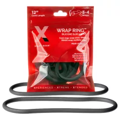   Perfect Fit Slim Wrap 12 - anello fallico sottile - nero (30cm)