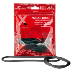   Perfect Fit Slim Wrap 15 - anello fallico sottile - nero (38cm)