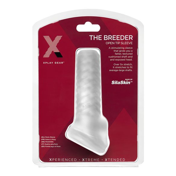 Perfect Fit Breeder - guaina pene aperta - bianco