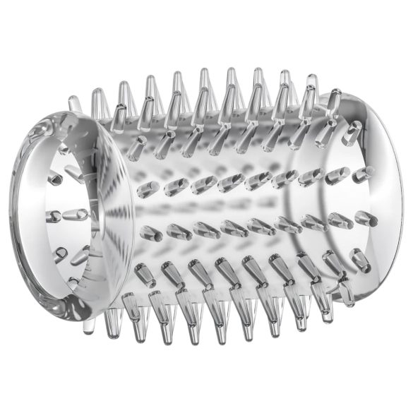 Stay Hard - anello fallico stimolante con punte - silicone trasparente