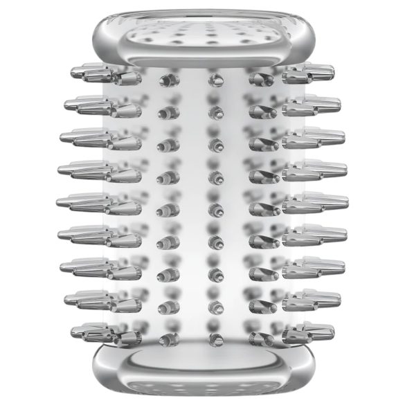 Stay Hard - anello fallico stimolante con punte - silicone trasparente