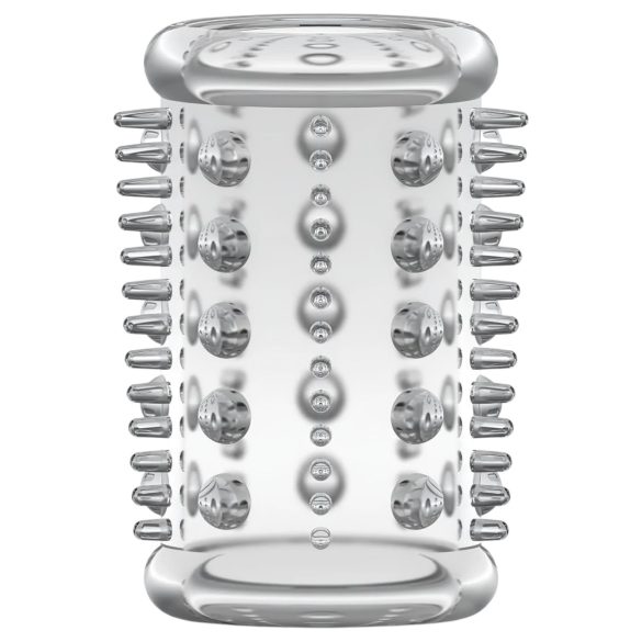 Stay Hard - anello fallico stimolante con piccole punte - trasparente