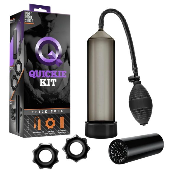 Quickie Kit - pompa pene set - spessa - 4 pezzi