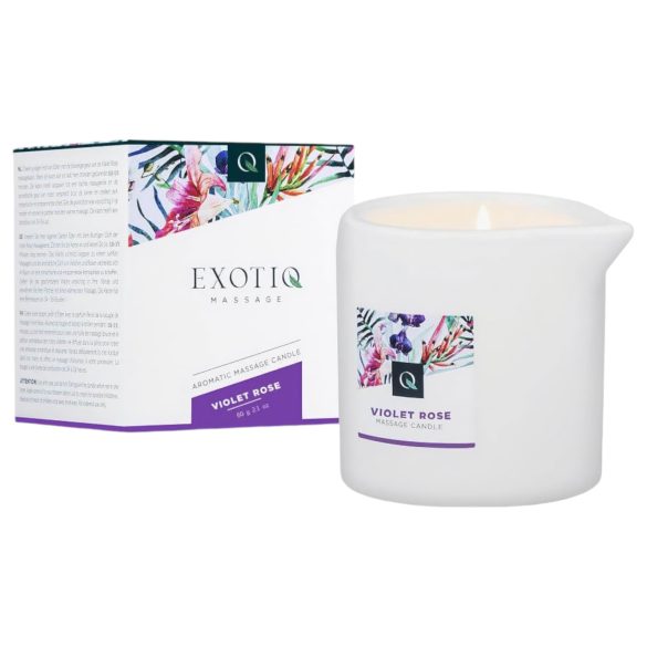 Exotiq Rosa Viola - Candela da Massaggio (60g)
