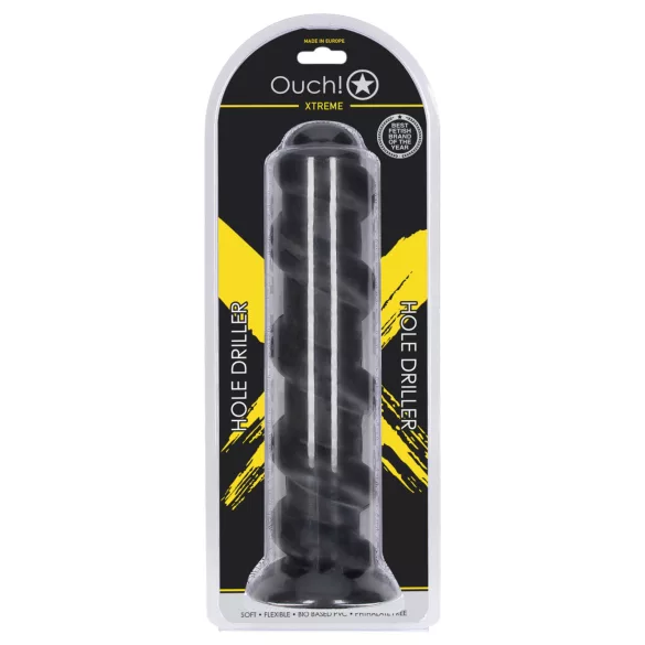 Ouch! Hole Driller - plug anale gigante (nero) - 31,5 cm