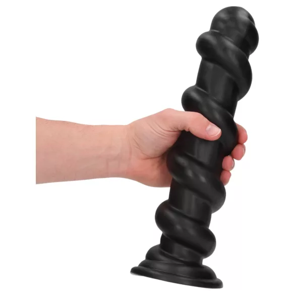 Ouch! Hole Driller - plug anale gigante (nero) - 31,5 cm