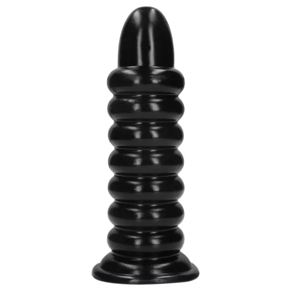 Ahi! Spiral Force - plug anale avvitato (nero) - 23,5 cm
