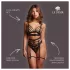 Le Désir Lola - set reggiseno con spalline (nero)