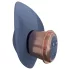 Loveline - set di vibratore con testine intercambiabili (blu-grigio)