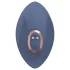 Loveline - set di vibratore con testine intercambiabili (blu-grigio)