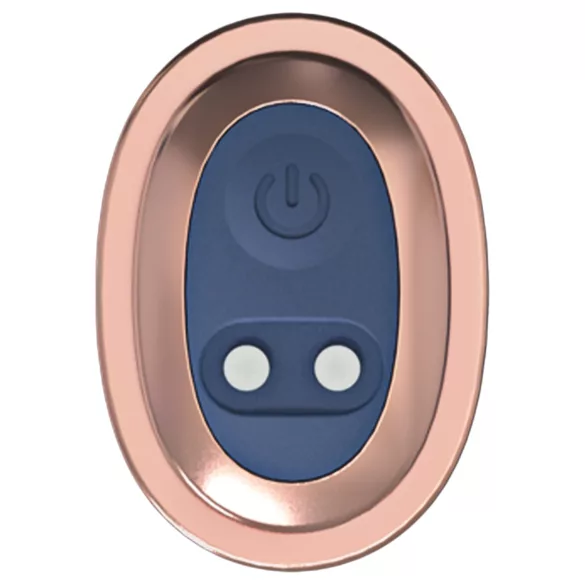 Loveline - set di vibratore con testine intercambiabili (blu-grigio)