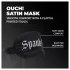 Ahi! - Mascherina per gli occhi in raso con scritta "Spank Me" (nera)