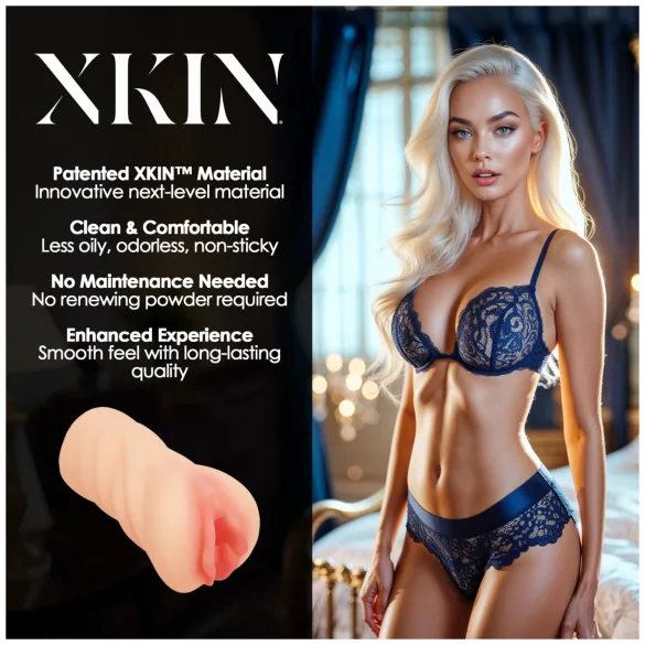Desiderio Alessia XKIN - masturbatore vaginale realistico (color carne)