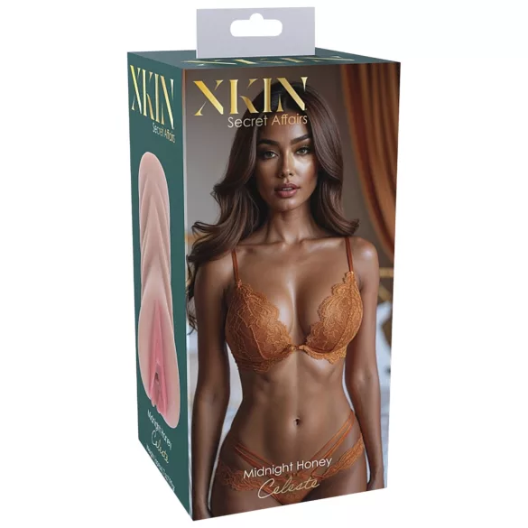 XKIN Honey Celeste - masturbatore realistico a forma di vagina (color carne)