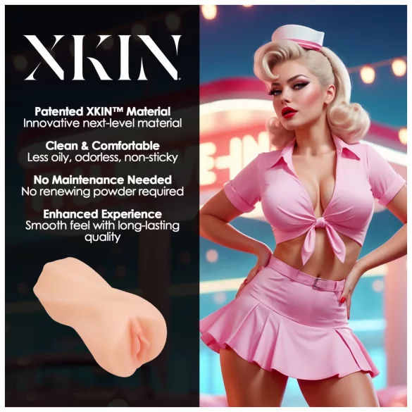 XKIN Cutie Darla - masturbatore vaginale realistico (color carne)