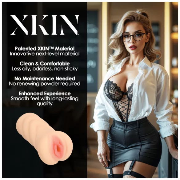 Insegnante XKIN Ms Jenny - masturbatore realistico a forma di vagina (color carne)