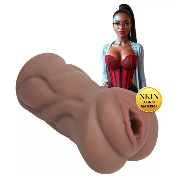 XKIN Librarian Paige - masturbatore vaginale realistico (color carne)