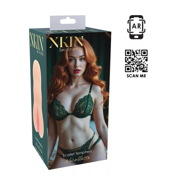 XKIN Temtress Nicolette - masturbatore a forma di vagina realistica (color carne)
