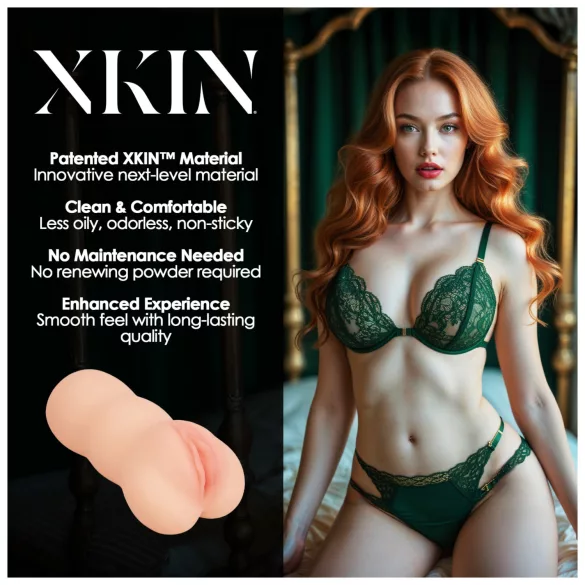 XKIN Temtress Nicolette - masturbatore a forma di vagina realistica (color carne)