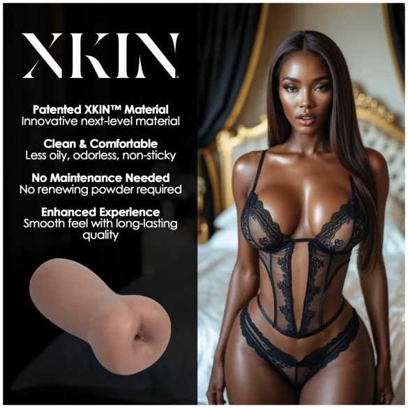 XKIN Eternal Asha - masturbatore realistico a forma di sedere (color carne)