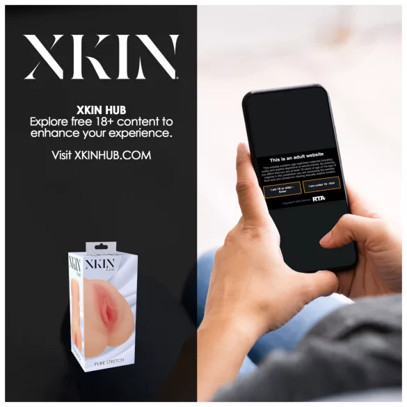 XKIN - masturbatore realistico a forma di vagina artificiale - L (color carne)