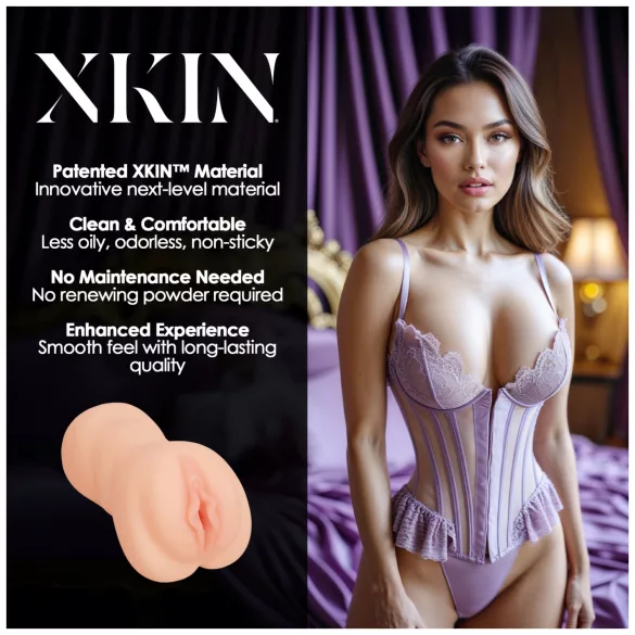 XKIN Sweet Delilah - masturbatore vaginale realistico (color carne)