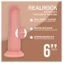RealRock - dildo realistico a doppia densità (color carne) - 15,5 cm